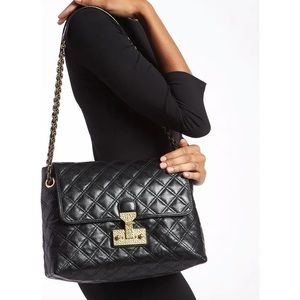 MARC JACOBS Baroque XL Single Leather Shoulder Bag